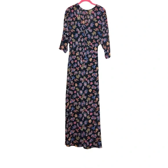hd in paris maxi dress HD In Paris Black Floral Maxi Dress